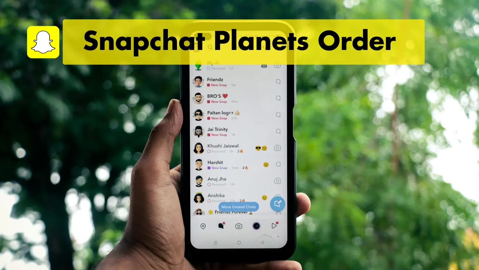 Snapchat Planets Order and Meaning Explained