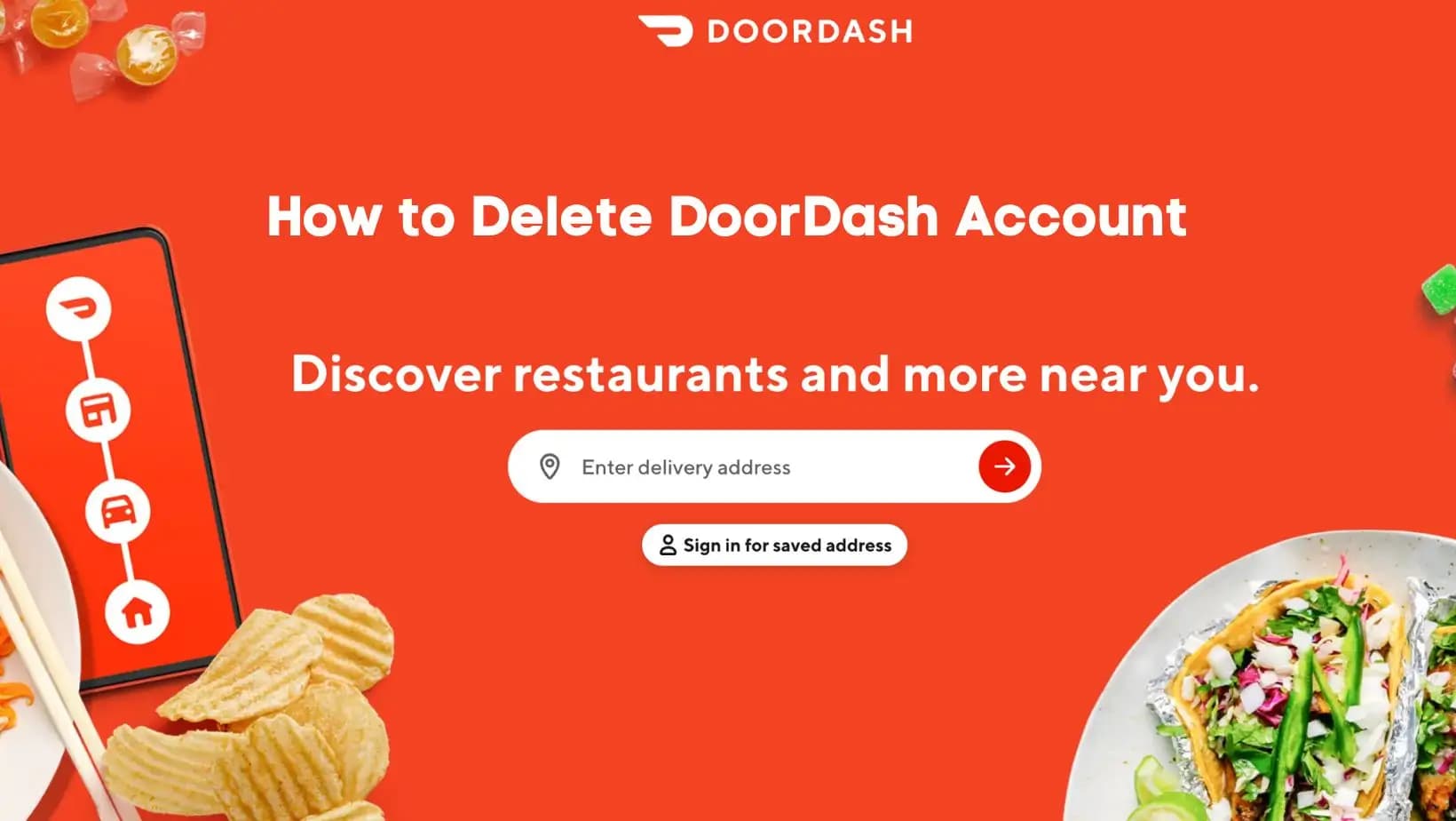 How to Delete DoorDash Account