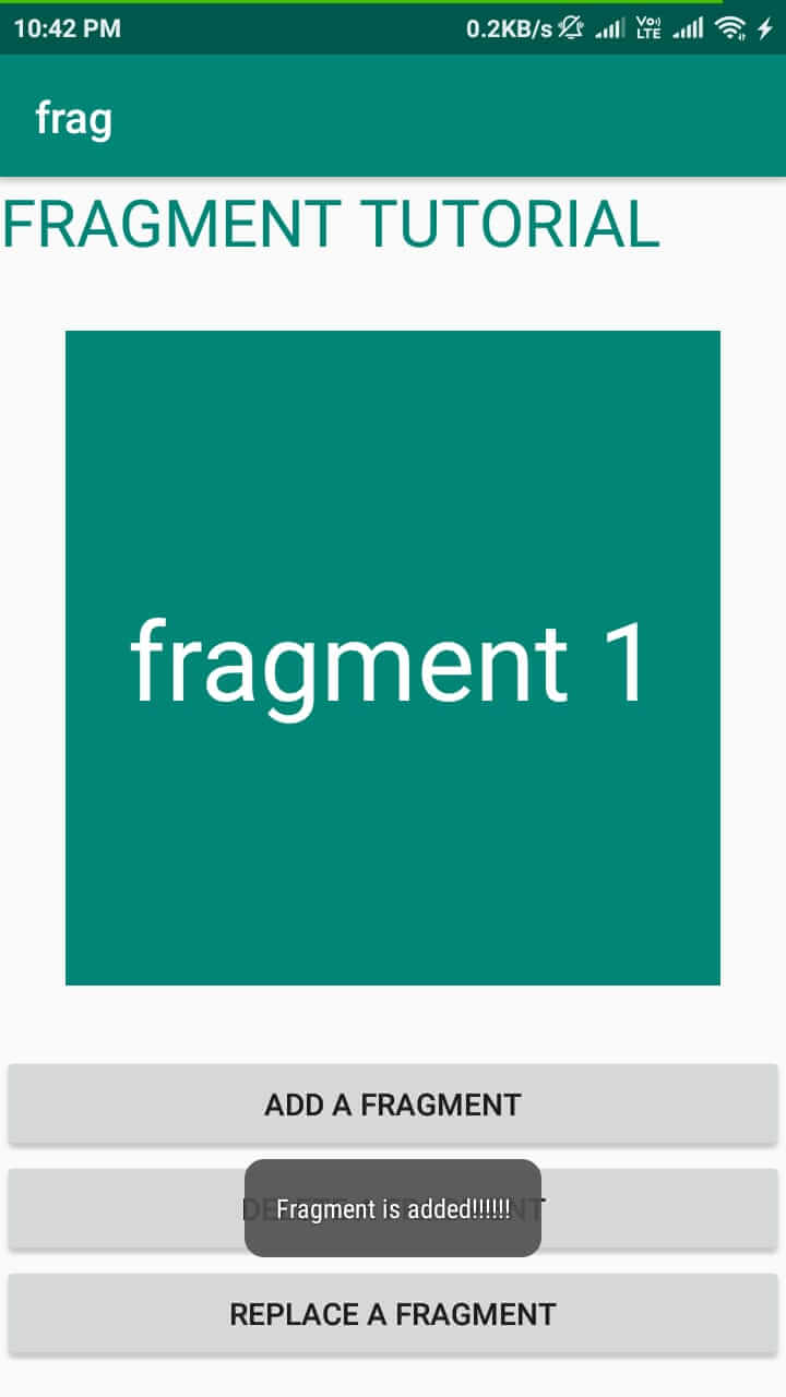 Fragment Android