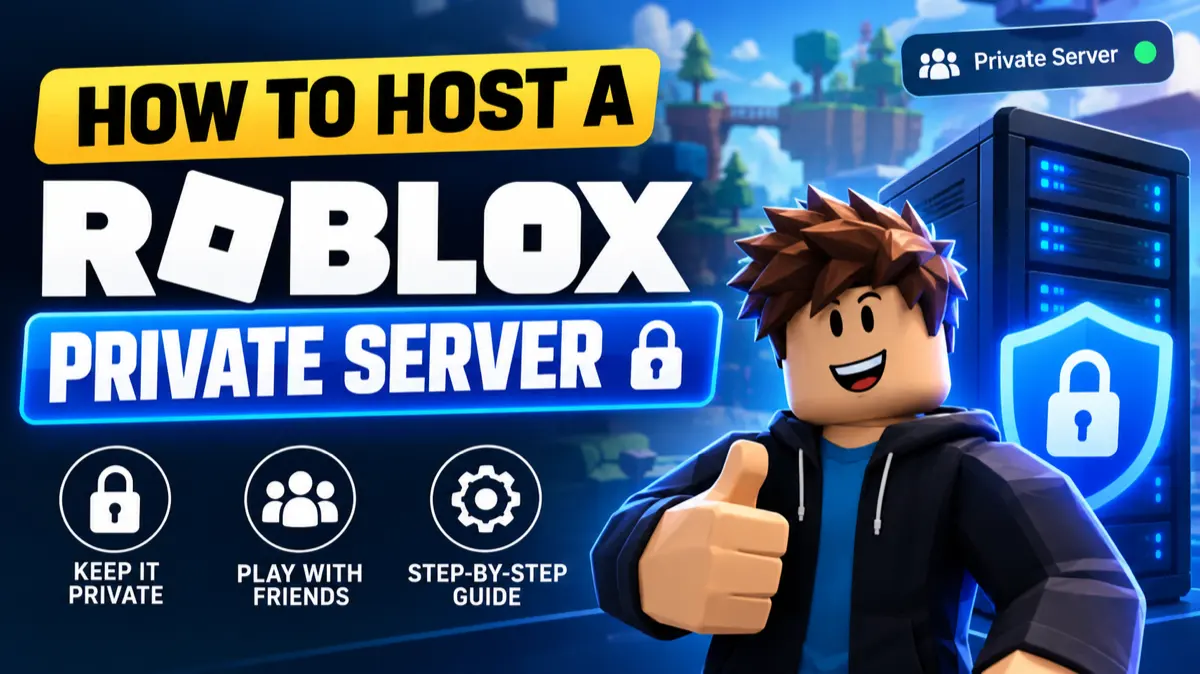 How to Host a Roblox Private Server (VIP Links & Settings Guide)